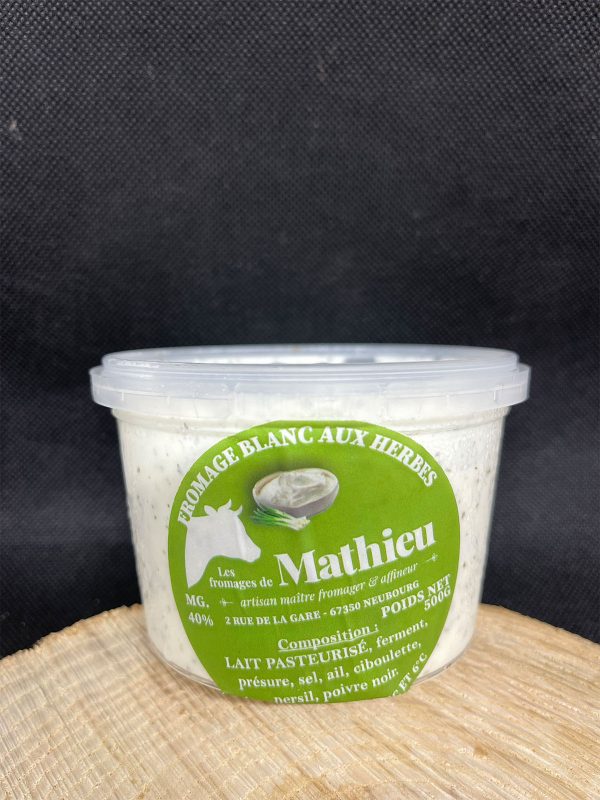 Fromage blanc aux herbes - 250g
