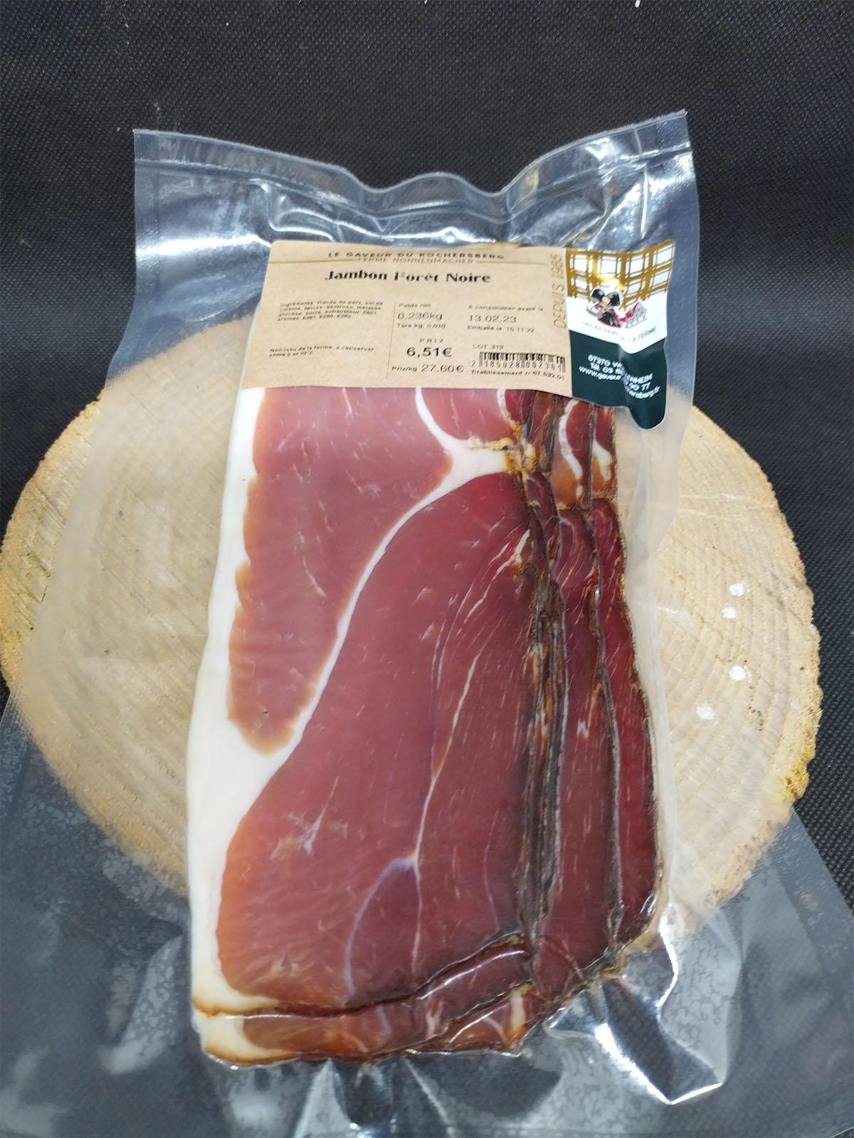 Jambon fumé tranché - 180g