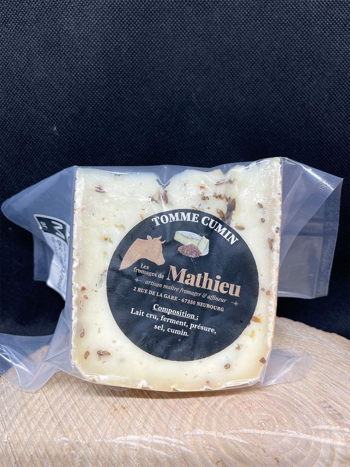Tomme cumin - Pièce